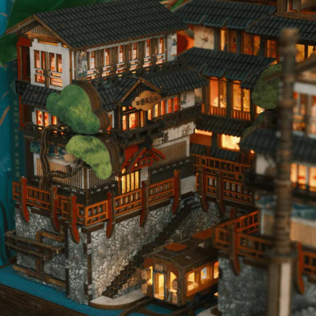 Ginzan Onsen Book Nook Kit (Motion Scene)