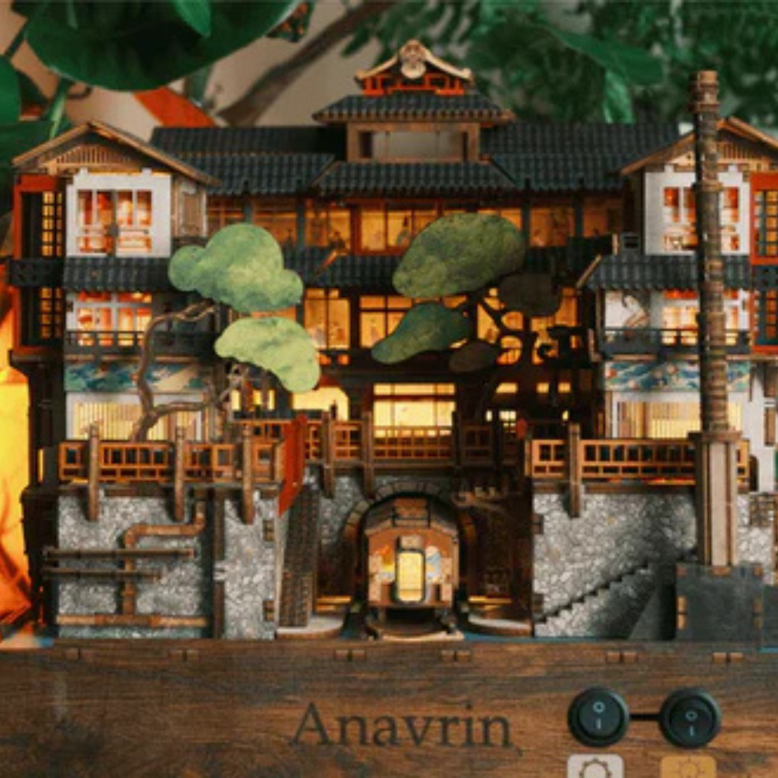 Ginzan Onsen Book Nook Kit (Motion Scene)